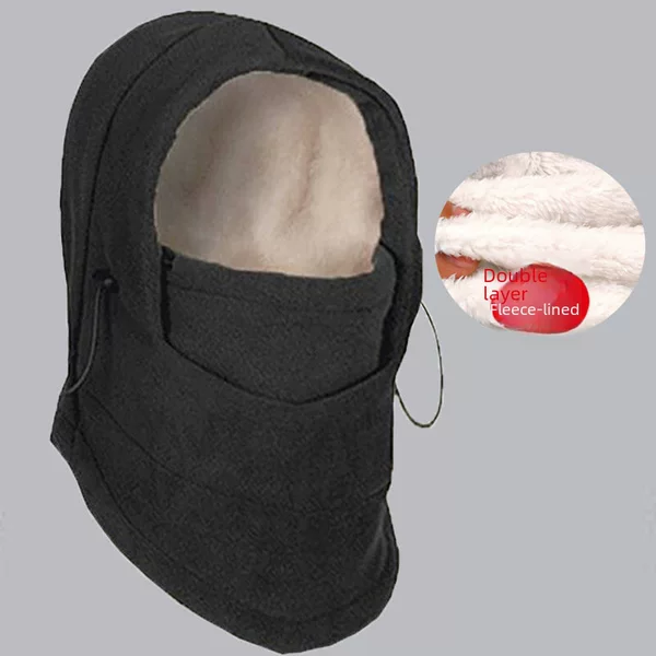 Autumn and winter warm face protection neck hat riding ski headgear multi-functional cold-proof mask thickened hat Amazon