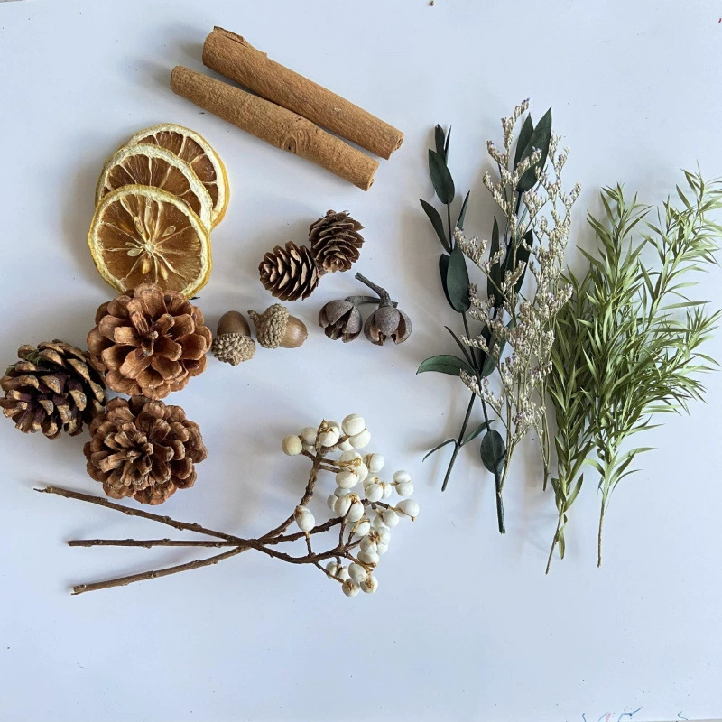 DIY фруктовая раковина Pinecorus деревянный кусочек лист сухоцвета фруктовое сочетание Рождество установленный детский сад украшение винтажное предложение