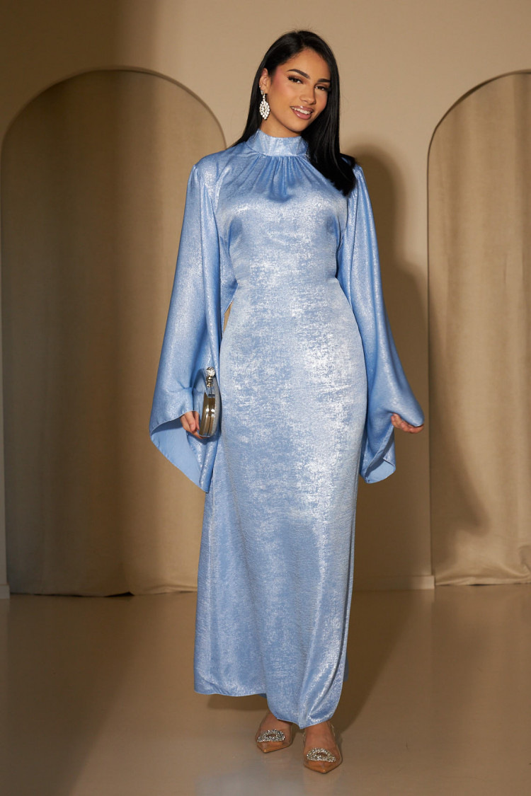 Women's Clothing fashion stitching Dubai Türkiye elegant dress _voghion.com