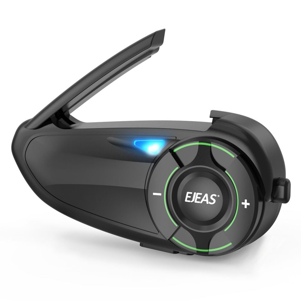 EJEAS 摩托车头盔蓝牙耳机5.1同时对讲机1000米6人Q8 IP67级防水