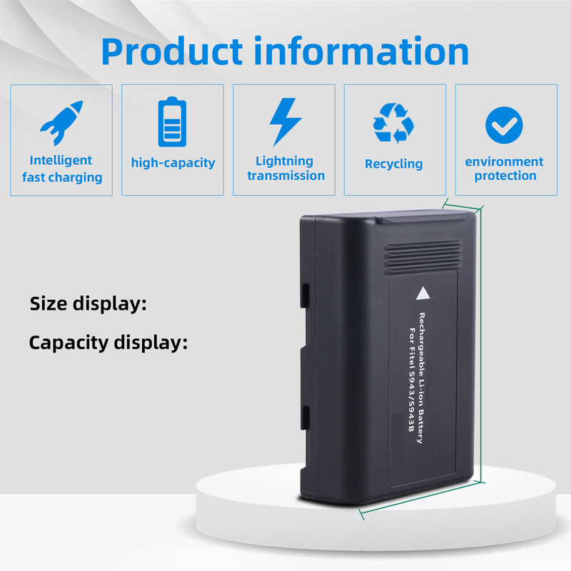 Cross-border hot sale applicable Fitel S12/15/17 series optical fiber fusion splicer to replace original S943/B battery Cross-border hot sale applicable Fitel S12/15/17 series optical fiber fusion splicer to replace original S943/B battery