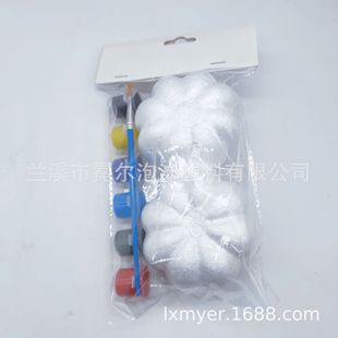Styrofoam foam pumpkin suit Halloween ghost festival children DIY painting props