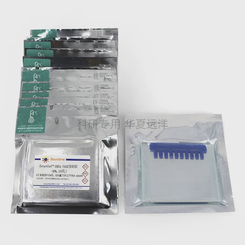 BeyoGel™EMSA PAGE сборный клей 6% 10 отверстий 15 отверстий GS305S GS306S