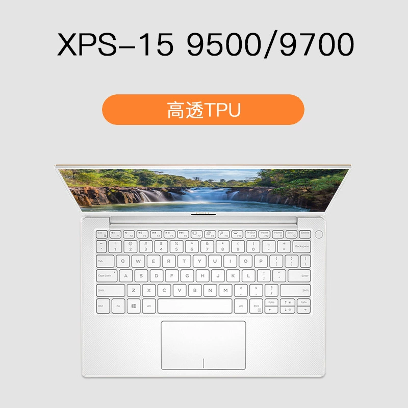 Защитная клавиатура G3, силиконовый чехол TPU, антибактериальная опция, подходит к нескольким моделям ноутбуков Dell