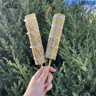 Wholesale sugar gourd straw target mini small size grass rack sugar gourd bamboo stick display stand grass rake string
