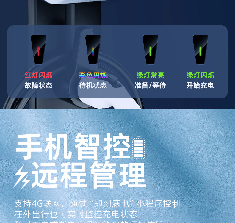 Suitable for New Energy Electric Vehicle Charging Pile Household 7Kw Universal 32A Byd Tesla Changan Geely