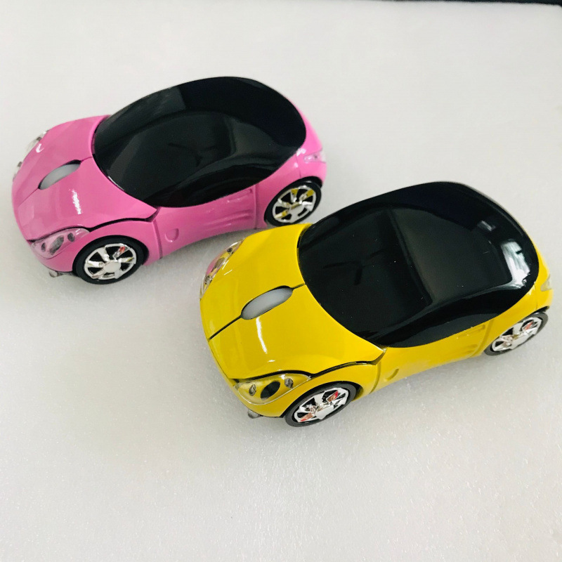 Ratón de automóvil rojo inalámbrico cool 3D computadora deportiva lindo silencioso juego de deportes de oficina transfronterizos