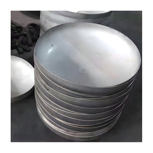 Stainless steel spherical head pipe cap GB welding large diameter butterfly pipe cap semicircular spherical oval head