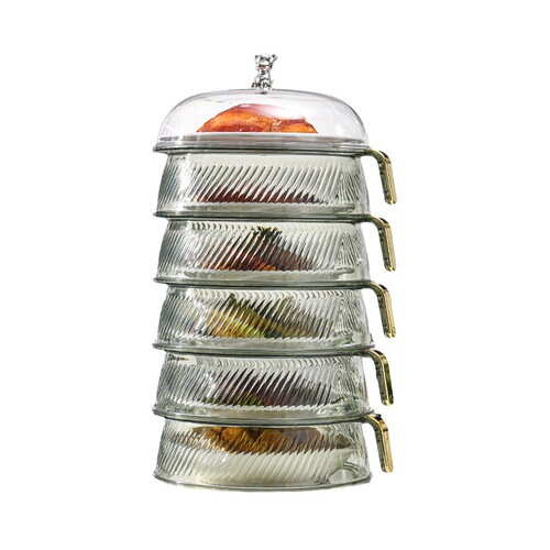Insulated Food Cover for Home Use, Transparent, Dustproof, Mosquito-Proof, Multi-layer Food Storage Cover, Table Cover, Food Dome