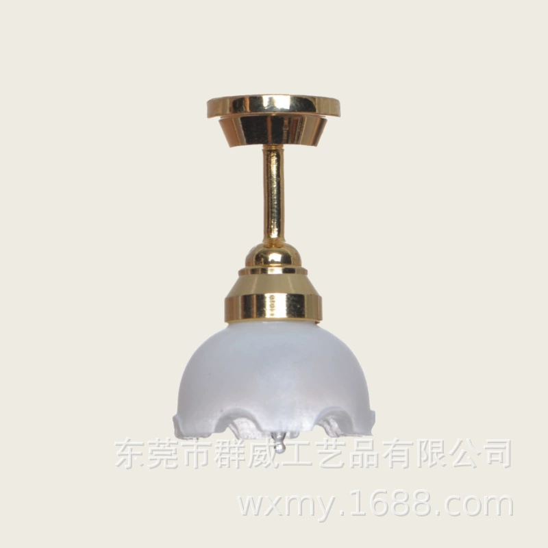 Diy кукольный домик миниатюрные аксессуары мини-люстра модель Food Play европейский мини