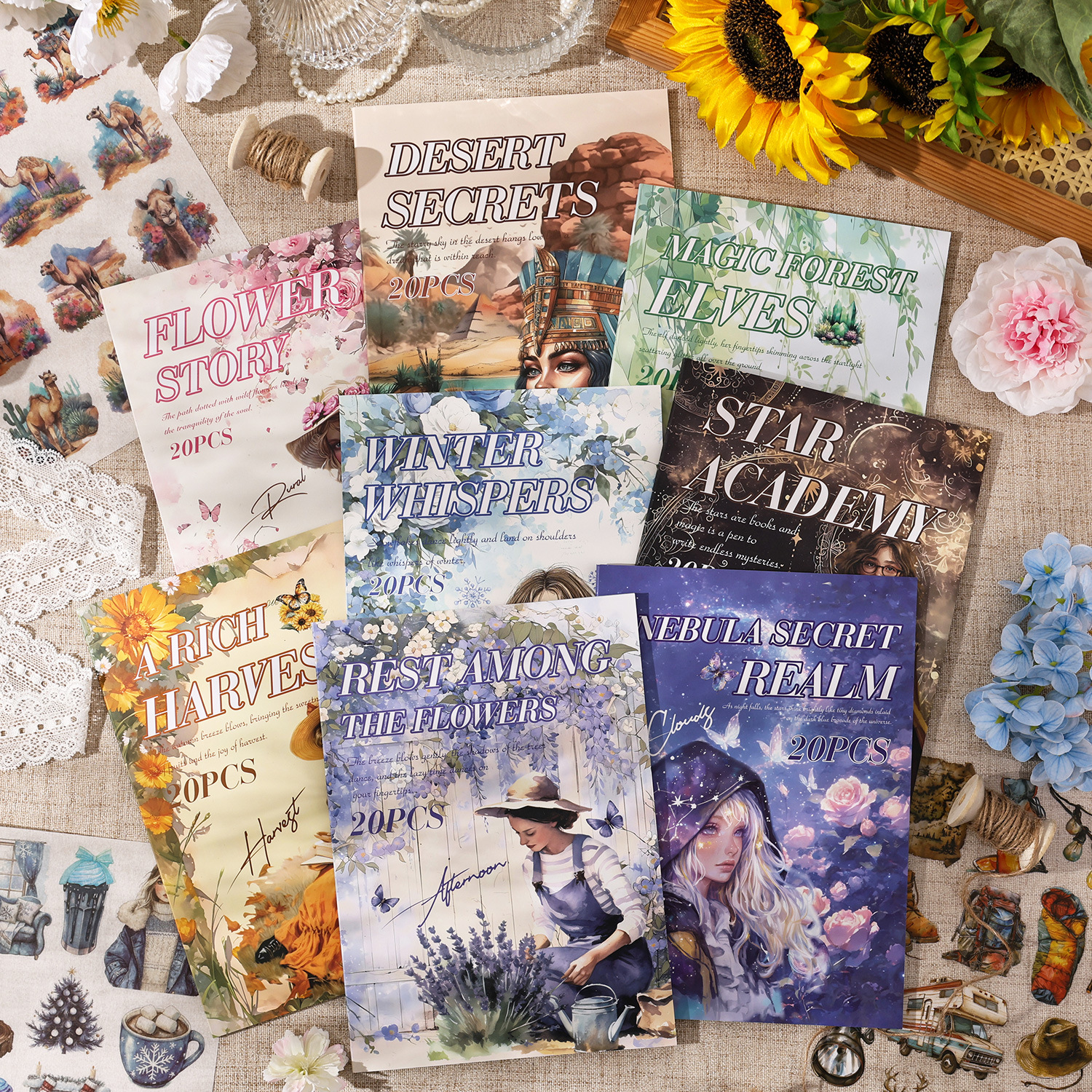 Recuerdos del tiempo Transfronterizo Retro libro de pegatinas de cuentas de bricolaje libro de decoración de diarios de cuentas de bricolaje retro libro de pegatinas de papel