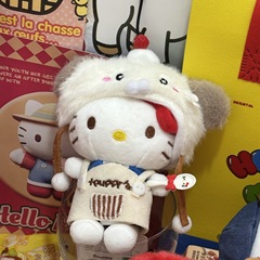 包挂HelloKitty汪汪下午茶凯蒂猫玩偶车挂饰卡通可爱公仔钥匙扣