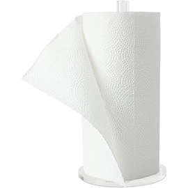 透明亚克力纸巾收纳架圆形底座纸巾架厨房卫生间卷纸置物架批发