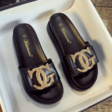 真皮凉拖鞋女夏外穿2022年新款时尚百搭网红ins潮大松糕厚底沙滩