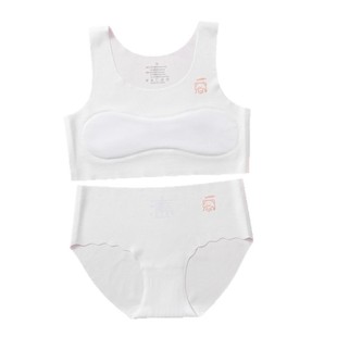 Girls' Intimates Development Period Summer Thin Primary School Student Vest Kidsren's Junior High School Student Bra Girl's Bra Breathable
