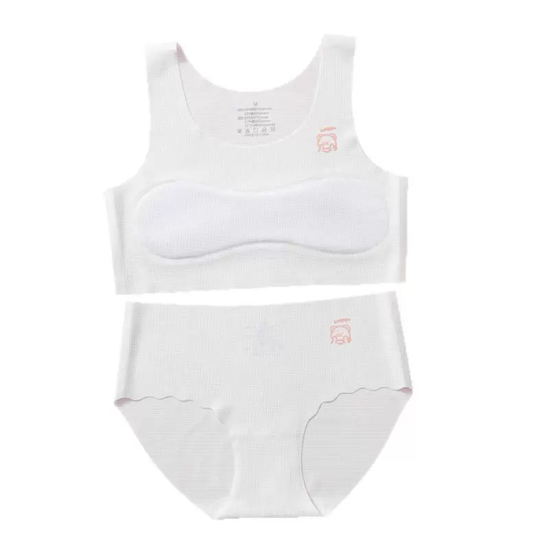 女童内衣发育期夏季薄小学生背心儿童初中学生胸罩少女款文胸透气