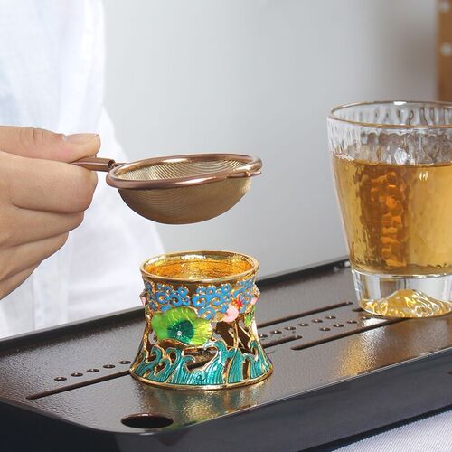 Stainless steel filter tea filter tea set tea filter Kungfu tea leaker tea filter creative tea filter tea ceremony accessories