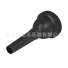 MT-22黑色号嘴中音长号吹嘴ABS铜管乐器配件降B长号通用塑料吹嘴