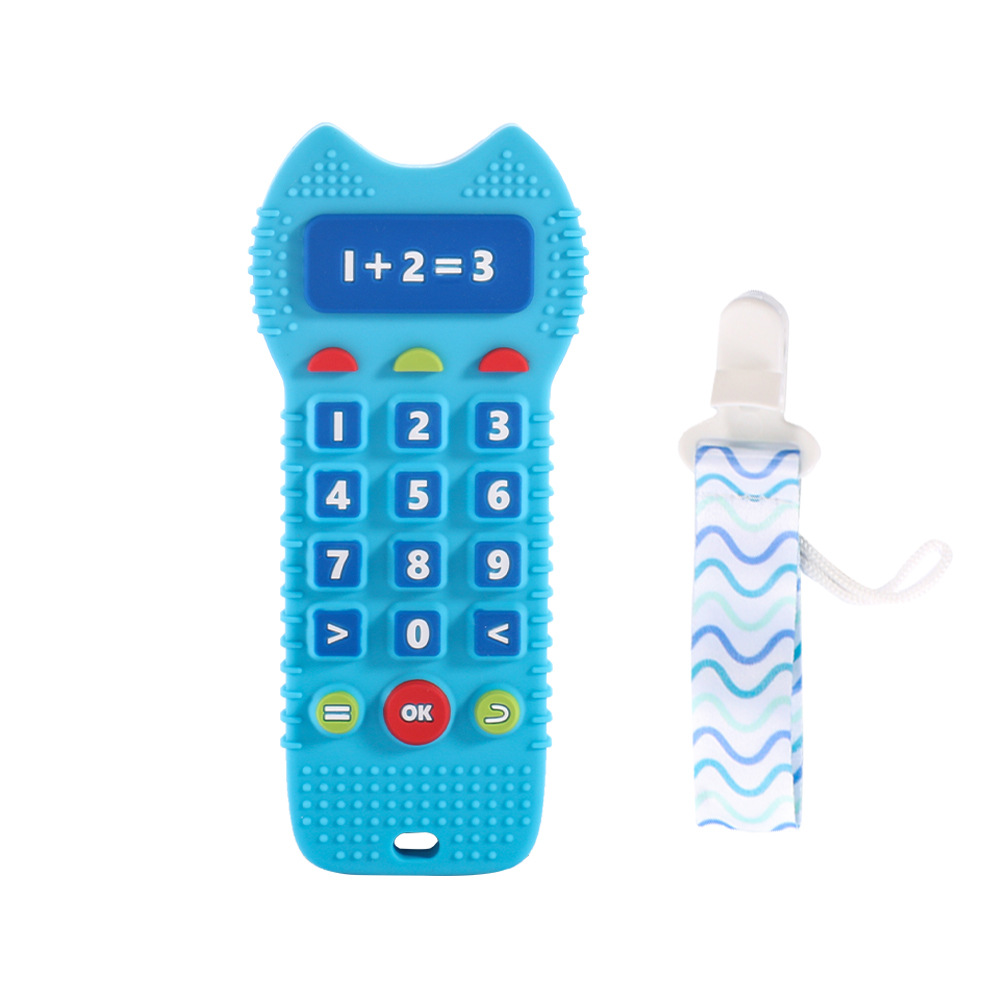 Calculator blue + rope