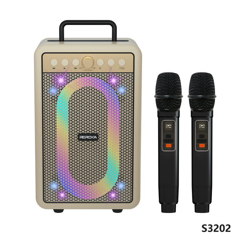 爆款 S3202源头工厂蓝牙音箱高端复古皮革高颜值桌面重低音炮音响|undefined