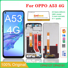适用 OPPO A53 4G 液晶显示屏手机屏幕内外屏带框总成触摸屏LCD