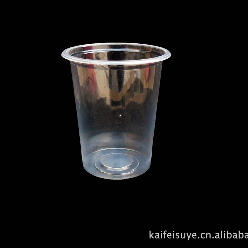 供应一次性塑料 透明塑料杯pp500ml光杯调油漆调料杯