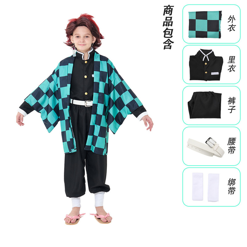 鬼灭之刃cos炭治郎祢豆子富冈义勇杏寿朗我妻善逸动漫cosply服装|undefined