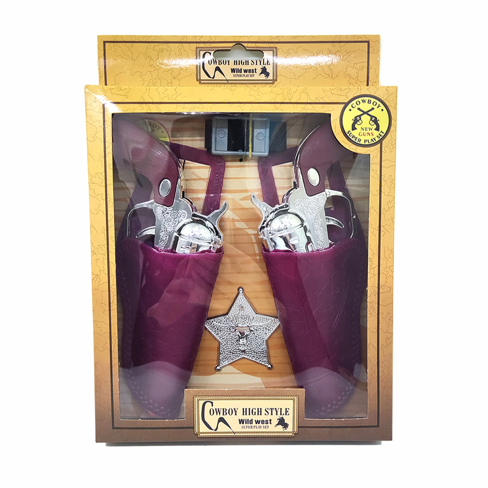 Juguetes para niños de Halloween: Cinturón y funda de pistola de vaquero