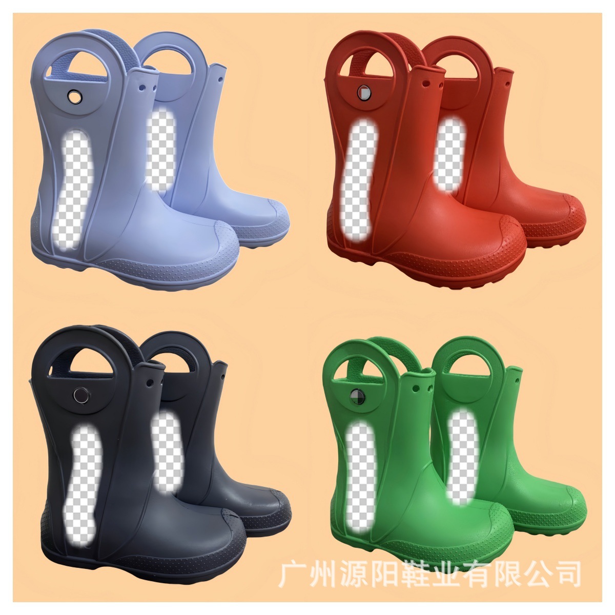 Cross Kidsren's Rain Boots, Rain Shoes, Kidsren's Shoes, Special Rubber Boots for Toddlers and Students, Wear-Resistant Waterproof Boots, Kidsren's Models