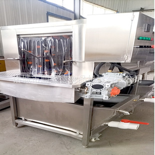 Turnover basket cleaning machine plastic basket egg tray cleaning air dryer tunnel fruit basket vegetable basket washing machine