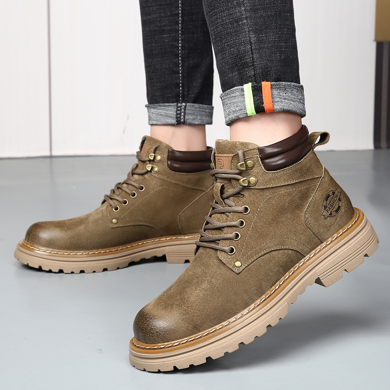 7279 남성 신발 1 카키 플러스 벨벳