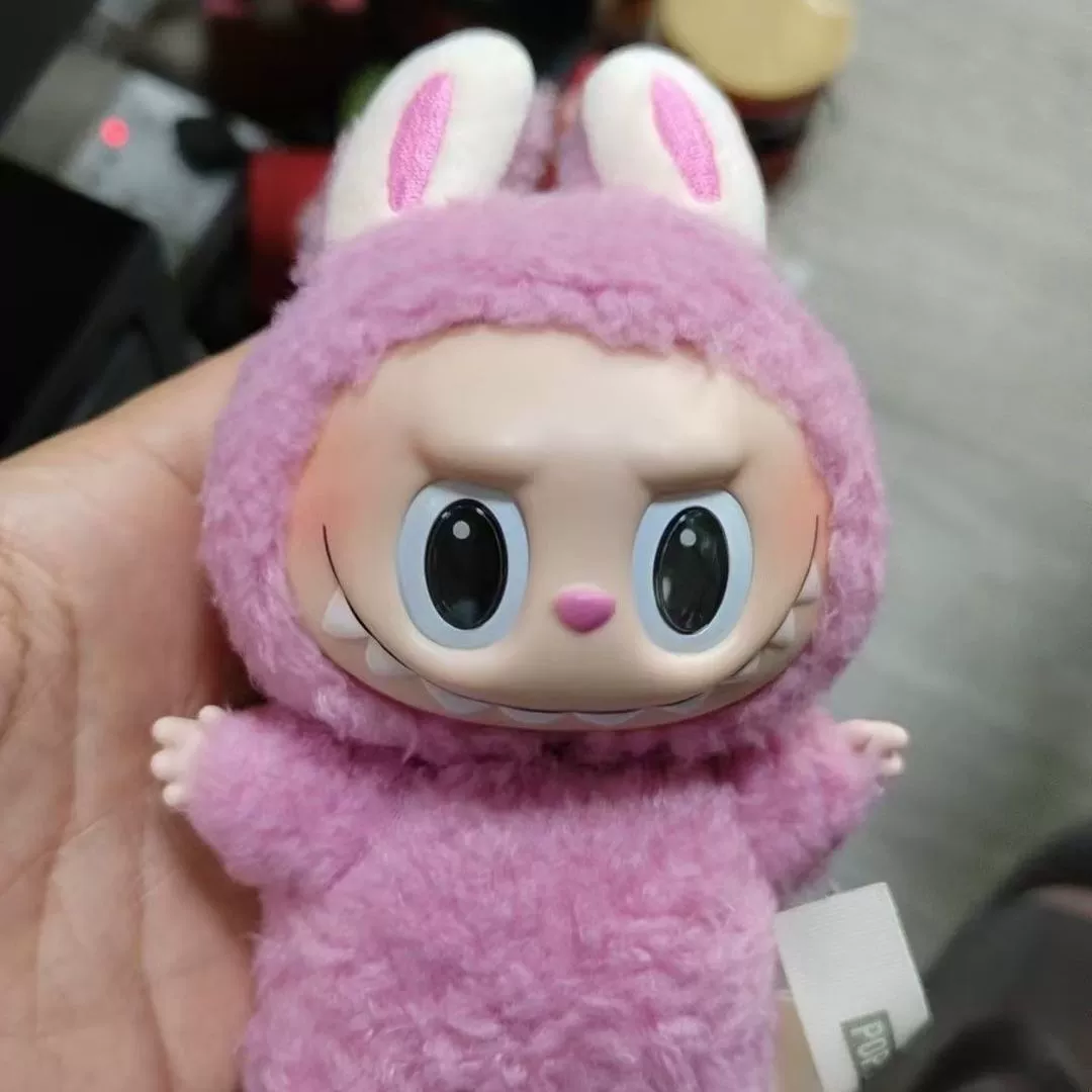 Popmart Bubble Mate Labubu Labu Bab The Monsters Heart Maline Glossom Face Blind — пушистая игрушка-монстр