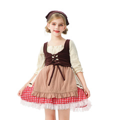 ハロウィーン子供服小さな赤い帽子ショールマントクリスマス装田园风子供服フレンチドレスシンデレラ