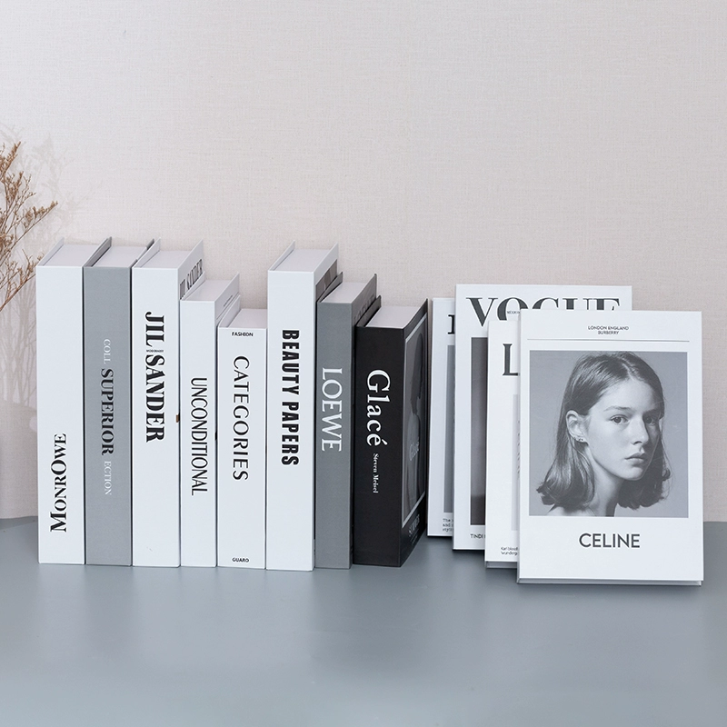 Скандинавский простой стиль фальшивой книги модель Studycop магазин имитационная книжка гостиная офис книжный шкаф креативное оформление книжная лента