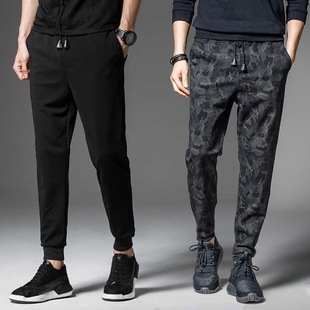 Fall/winter pants men's camouflage toe Harlan pants loose plus velvet padded Sports men's casual pants a generation of hair