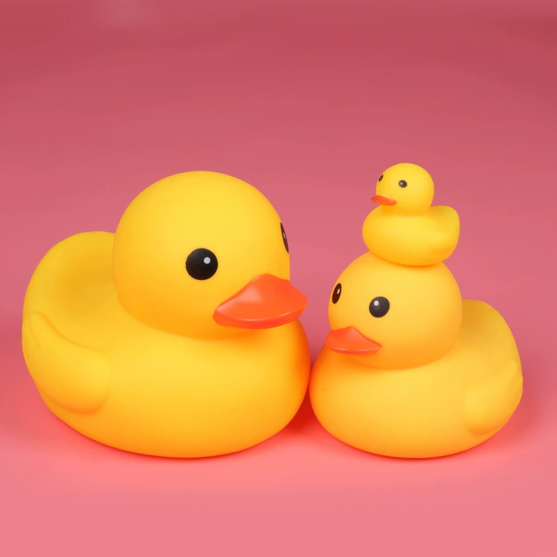 Bath Toy B.Duck — Children's Rubber Duck for Water Play & Bathing, Anti-Stress, Mini to Classic Sizes