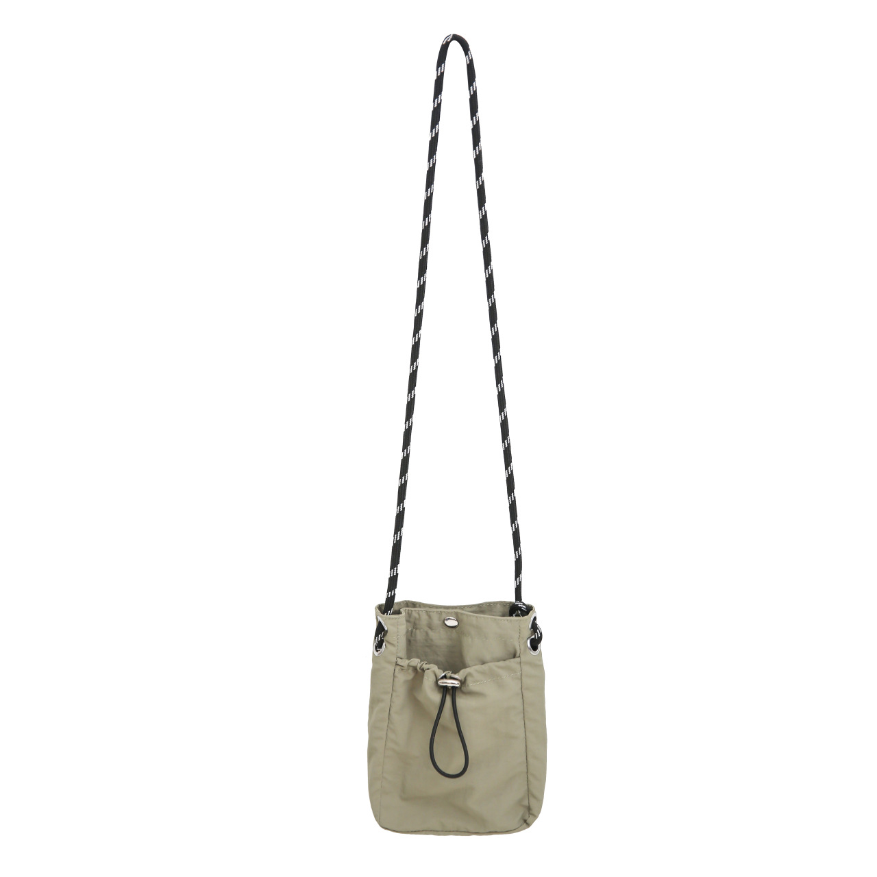 Japón y Corea del Sur literatura y arte de hombro bolso de cuerda bolso pequeño sensación de nicho de moda ligera mini bolso de nylon móvil mujer