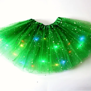 Детская юбка-пачка tutu из сетки с LED-подсветкой