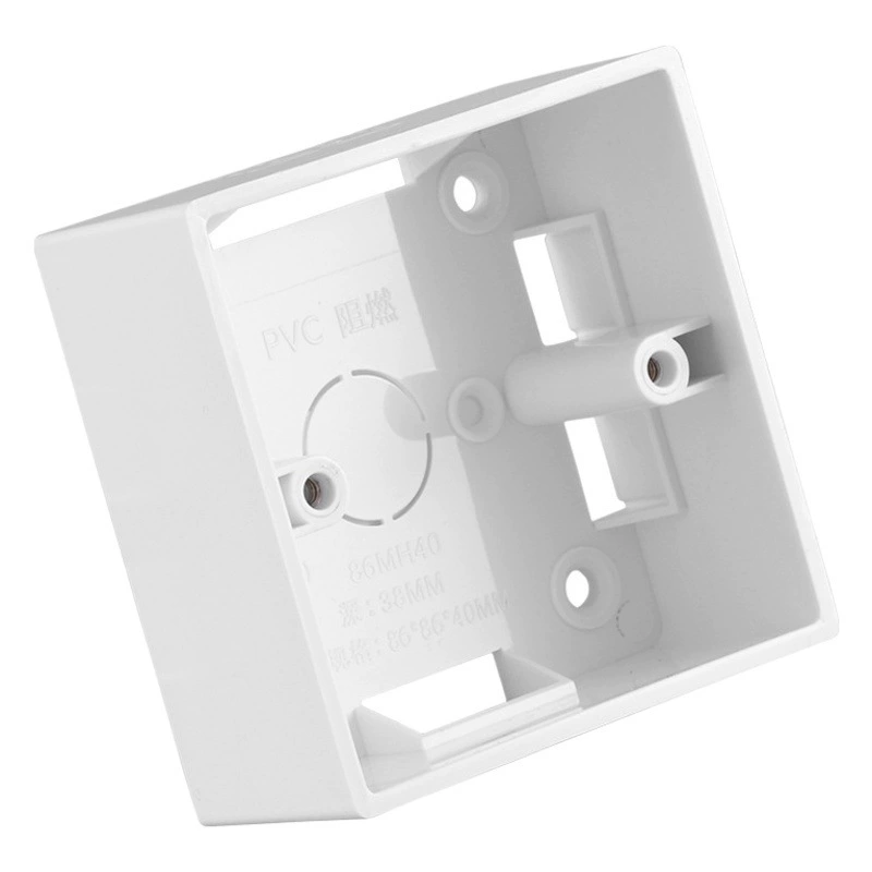 В наличии общий 86 118 146 переключатель гнездо ПК распределительная коробка 1 2 3 позиции ПВХ Нижний провод коробка с открытым дном