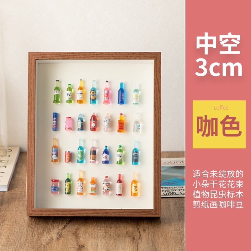 相框萌粒展示盒挂墙透明亚克力桌面摆件食玩小盒子盲盒手办收纳架|undefined