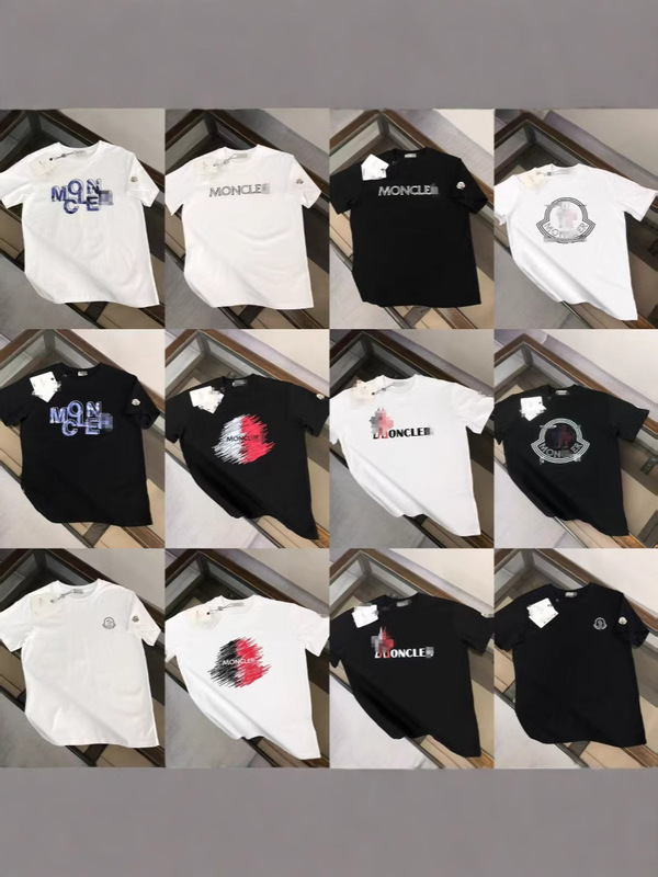 高バージョンの新しい純綿モンモンフルプリントベルクロ半袖ユニセックスTシャツトップカップル着用|undefined