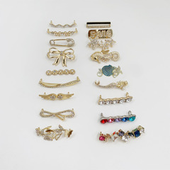 板鞋裝飾扣時尚小白鞋潮搭金屬水鑽創意鞋帶扣裝飾ins鞋帶配件