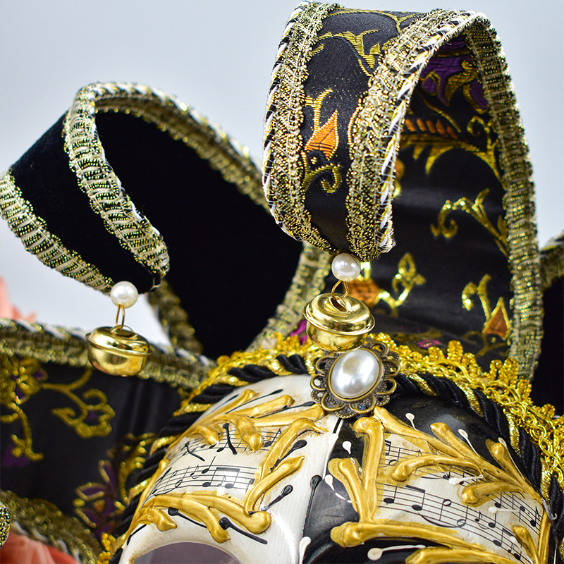 Máscaras venecianas de alta calidad de mujer en relieve retro party show props de baile