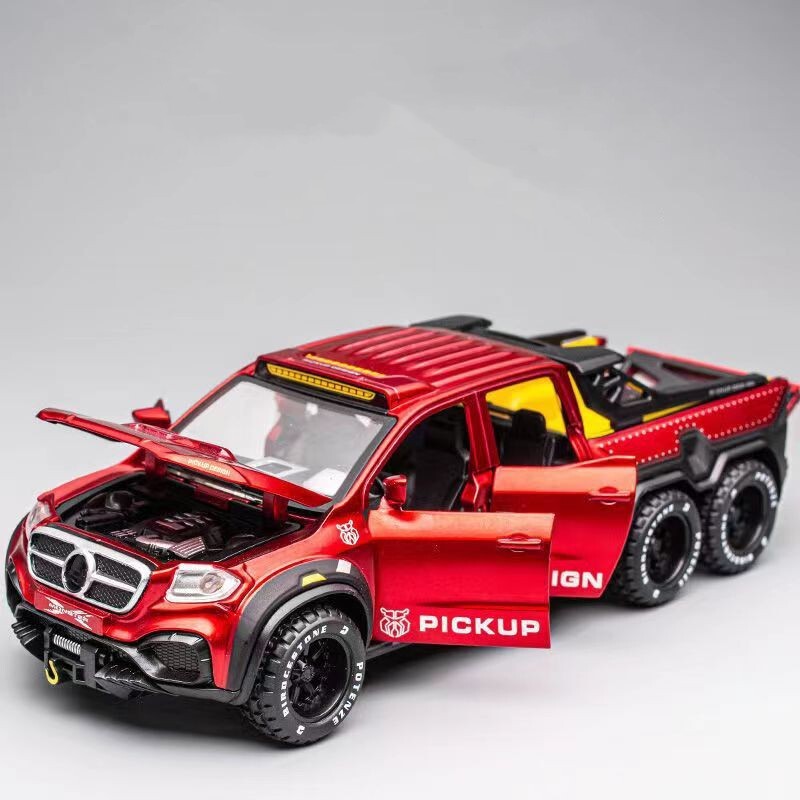 1:28 Chimei X Pickup Alloy Car Model Simulation Off-road Vehicle Children's Toy Car Boy Collection Ornament Gift 1:28 Chimei X Pickup Alloy Car Model Simulation Off-road Vehicle Children's Toy Car Boy Collection Ornament Gift