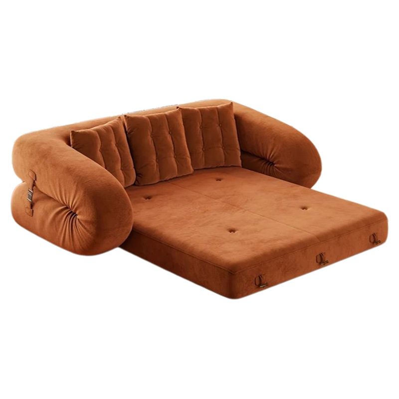 Compresión de vacío de estilo medieval plegable sofá cama doméstica pequeña sala de estar humana perro nicho sofá cama doble