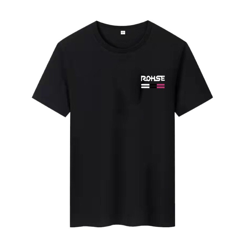 2024 Summer Men's Short-sleeved T-shirt Base Shirt Round Neck All-match Casual Ins T-shirt plus size T-shirt Trendy Supply