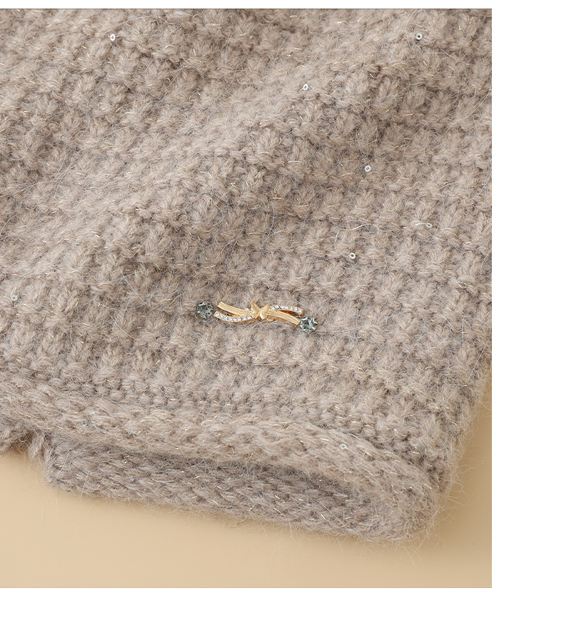 Knitted Plaid Beanie Hat With Fleece Lining For Men Retro Style_voghion.com
