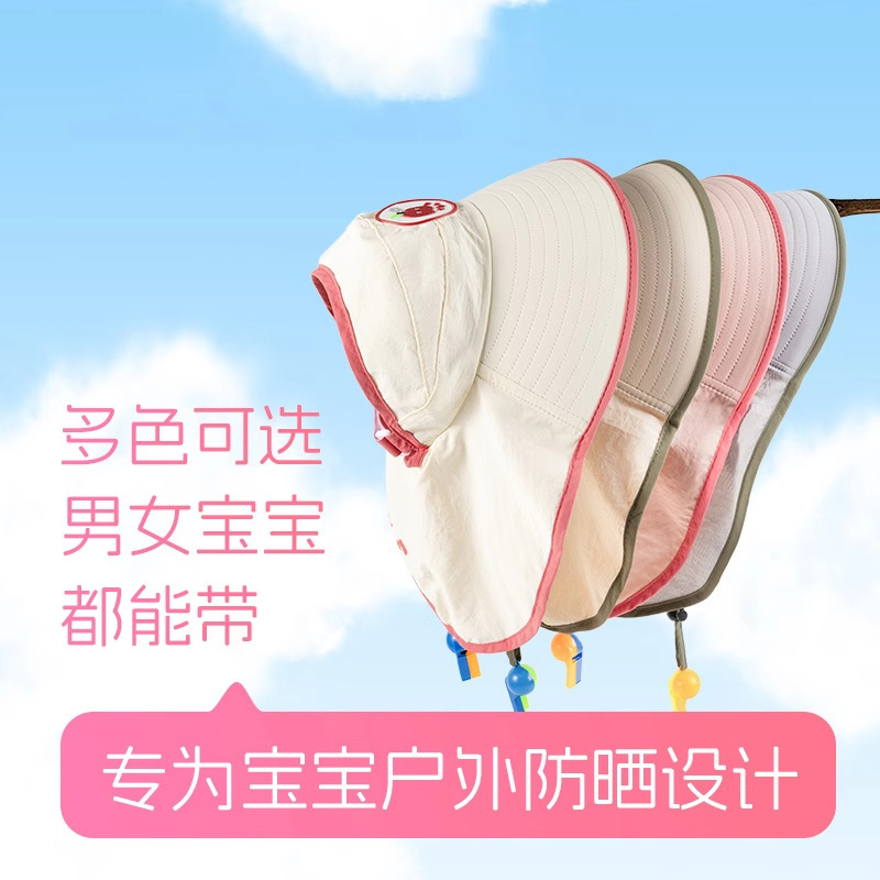 子供用日よけ帽子 夏用 屋外用 紫外線防止 ベビー用日よけ帽子 男の子 女の子用|undefined