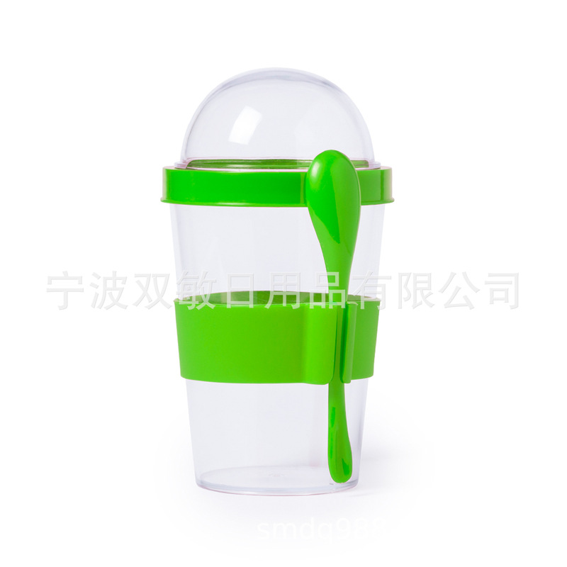 Protein Powder Shaker Cup Single-Layer Smoothie Cup Plastic Salad Cup Milk Tea Cup Milkshake Cup Gift Cup Can Be Printed with Logo