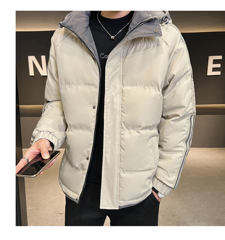 Men's Down Jacket Warm Winter Hooded Coat Thickened Outerwear_voghion.com